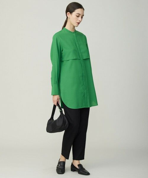 ICB / アイシービー シャツ・ブラウス | アルタニカツイル バンドカラーブラウス | 詳細2