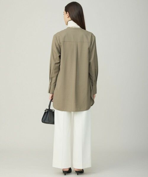 ICB / アイシービー シャツ・ブラウス | アルタニカツイル バンドカラーブラウス | 詳細15