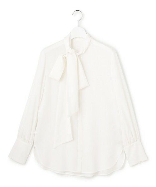 ICB / アイシービー シャツ・ブラウス | セルロースシルクビエラ ボウタイ付きブラウス | 詳細8