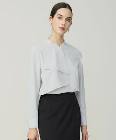 ICB / アイシービー シャツ・ブラウス | ストレッチジョーゼット ラッフルディテール ブラウス