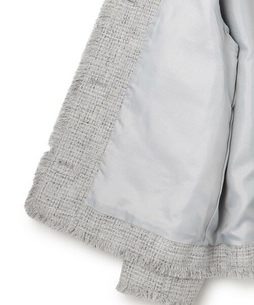 ICB / アイシービー ノーカラージャケット | ライトブッチャーツイード ノーカラージャケット | 詳細10