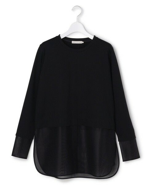 ICB / アイシービー カットソー | サテンラッセルコンビ カットソー | 詳細10