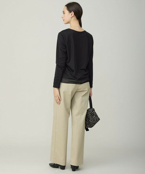 ICB / アイシービー カットソー | イージージョーゼット シアーレイヤードカットソー | 詳細6