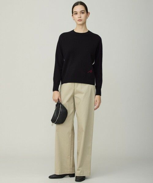 ICB / アイシービー ニット・セーター | 【30th ANNIVERSARY】 カシミヤブレンド 配色デザインプルオーバー | 詳細10