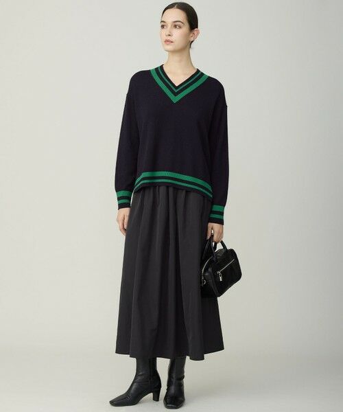 ICB / アイシービー ニット・セーター | ハイゲージソフトウール チルデンVネックプルオーバー | 詳細2