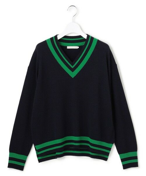 ICB / アイシービー ニット・セーター | ハイゲージソフトウール チルデンVネックプルオーバー | 詳細4