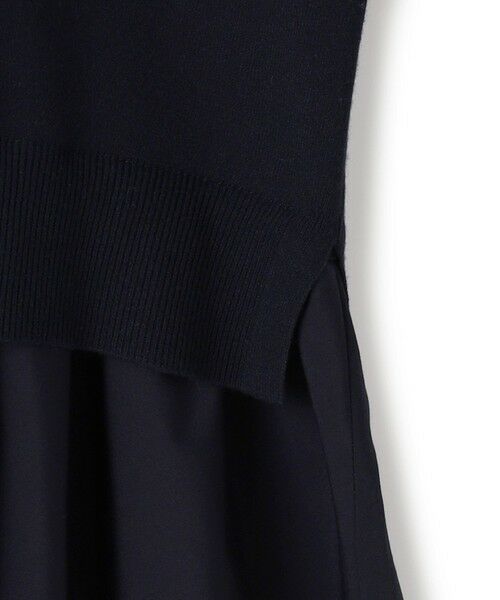 ICB / アイシービー ニット・セーター | レーヨンシルクストレッチブレンド ドッキングペプラムプルオーバー | 詳細6
