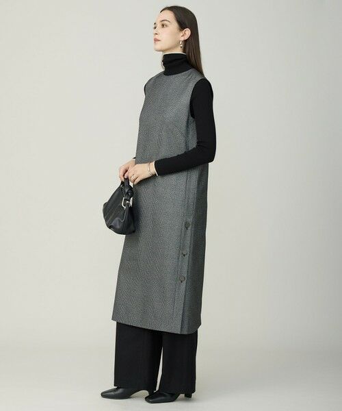 ICB / アイシービー ロング・マキシ丈ワンピース | ウォッシャブルライトウール ワンピース | 詳細8