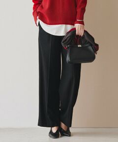 ICB / アイシービー その他パンツ | ウォッシャブルライトウール ストレートパンツ