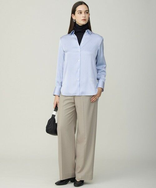 ICB / アイシービー その他パンツ | ウォッシャブルライトウール ストレートパンツ | 詳細1