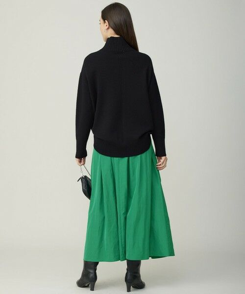 ICB / アイシービー ミニ・ひざ丈スカート | エステルメモリータフタ キャザースカート | 詳細3