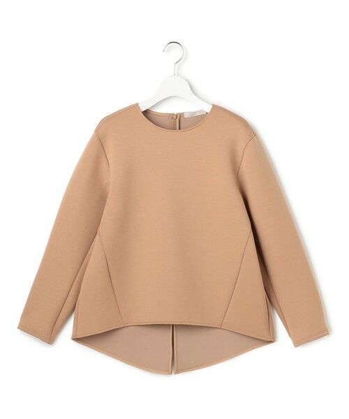 ICB / アイシービー カットソー | 【WEB限定カラーあり】ソフトダンボール スリットテール プルオーバー（アプリコットベージュ）