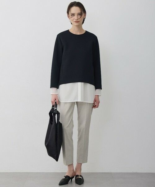 ICB / アイシービー カットソー | 【WEB限定カラーあり】ソフトダンボール スリットテール プルオーバー | 詳細6