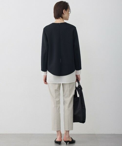 ICB / アイシービー カットソー | 【WEB限定カラーあり】ソフトダンボール スリットテール プルオーバー | 詳細7