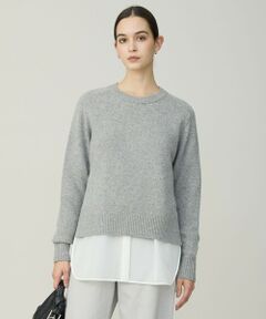 ICB / アイシービー ニット・セーター | シャインノットカシミヤブレンド プルオーバーニット