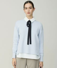 ICB / アイシービー ニット・セーター | コットンポリエステルスムース  プルオーバー ニット