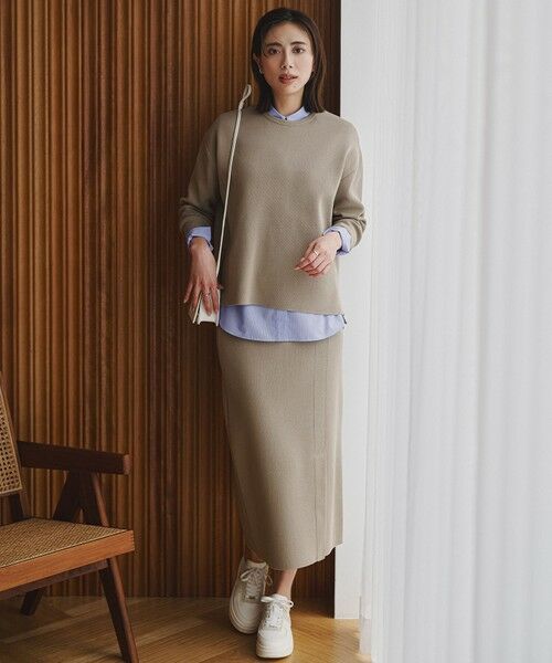 ICB / アイシービー ニット・セーター | コットンポリエステルスムース  プルオーバー ニット | 詳細1