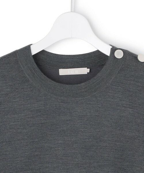 ICB / アイシービー ミニ丈・ひざ丈ワンピース | 【WEB限定】 ウールブレンドダブルフェイス ニットワンピース | 詳細6