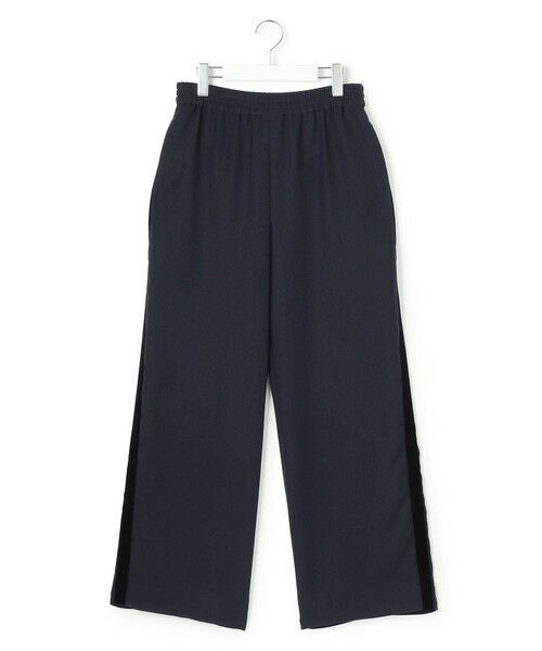 ICB / アイシービー その他パンツ | ベルベットライン トラックワイドパンツ（ネイビー）