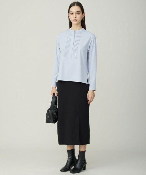 ICB / アイシービー ミニ・ひざ丈スカート | コットンポリエステルスムース ニットスカート | 詳細13