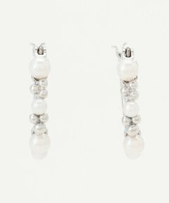 ICB / アイシービー ピアス・イヤリング | メタルパールコンビピアス