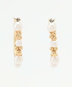 ICB / アイシービー ピアス・イヤリング | メタルパールコンビピアス