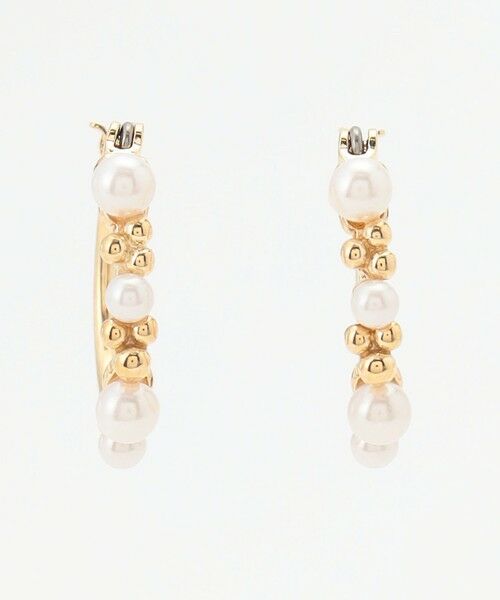 ICB / アイシービー ピアス・イヤリング | メタルパールコンビピアス（ゴールド系）