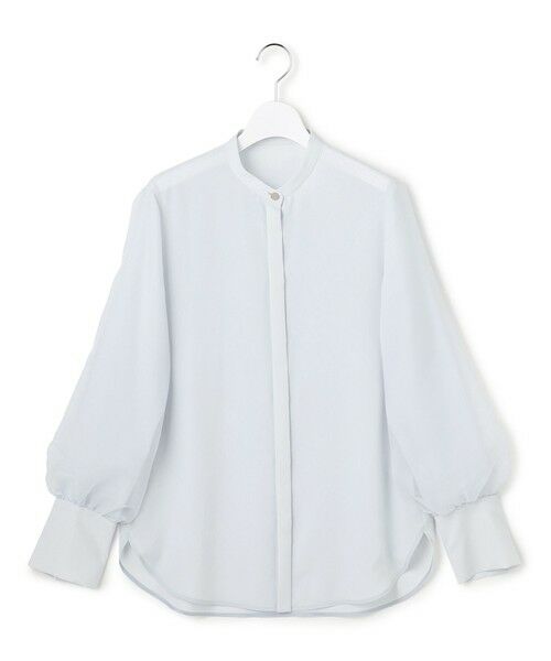 ICB / アイシービー シャツ・ブラウス | オーガンコンビシャーティング シアーレイヤードスリーブブラウス | 詳細3