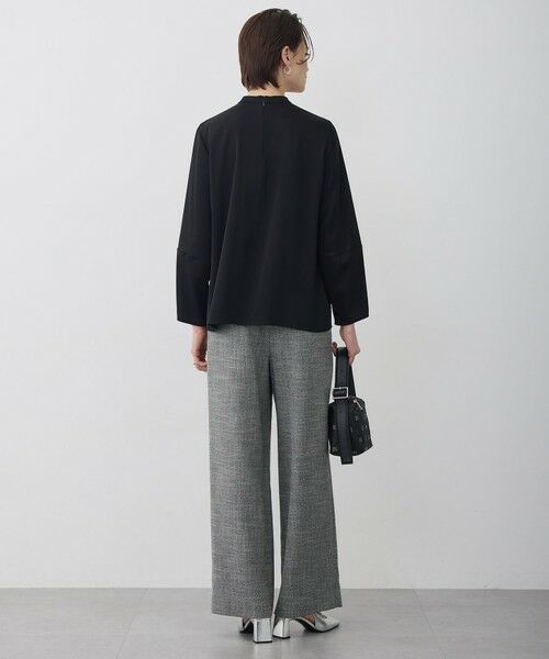 ICB / アイシービー シャツ・ブラウス | アセテートダブルサテン ランタンスリーブブラウス | 詳細13