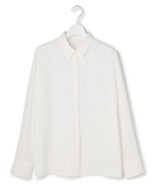 ICB / アイシービー シャツ・ブラウス | BackSatinAmunzen  異素材デザイン シャツブラウス | 詳細3