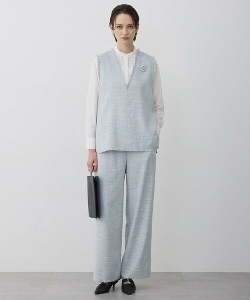 ICB / アイシービー シャツ・ブラウス | 【2WAY】 セシェシルキーローン ラッフルブラウス | 詳細9