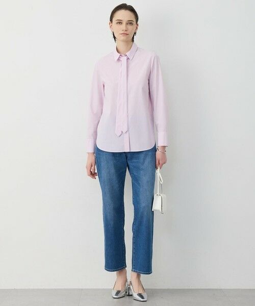 ICB / アイシービー シャツ・ブラウス | 【2WAY】 クリーンブロード タイ付きシャツ | 詳細8