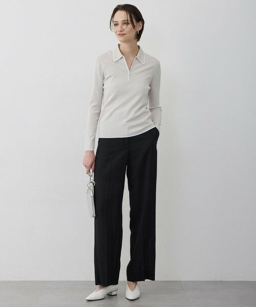 ICB / アイシービー ニット・セーター | シンセティックフルニードル ハーフジップニット | 詳細5