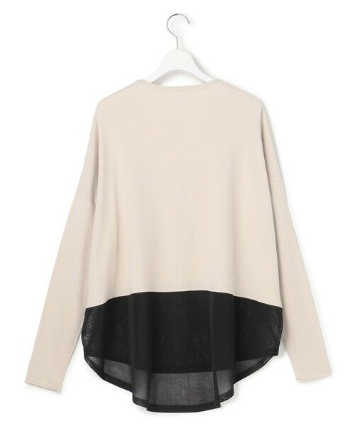 ICB / アイシービー ニット・セーター | ヴィスコースワイド シアーコンビプルオーバー | 詳細2