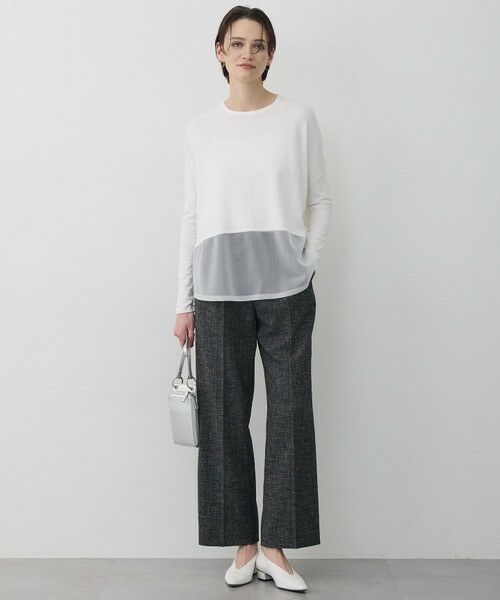 ICB / アイシービー ニット・セーター | ヴィスコースワイド シアーコンビプルオーバー | 詳細7