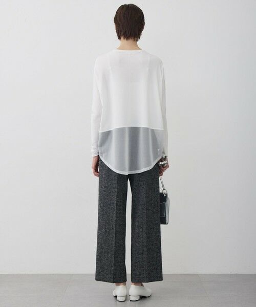 ICB / アイシービー ニット・セーター | ヴィスコースワイド シアーコンビプルオーバー | 詳細8