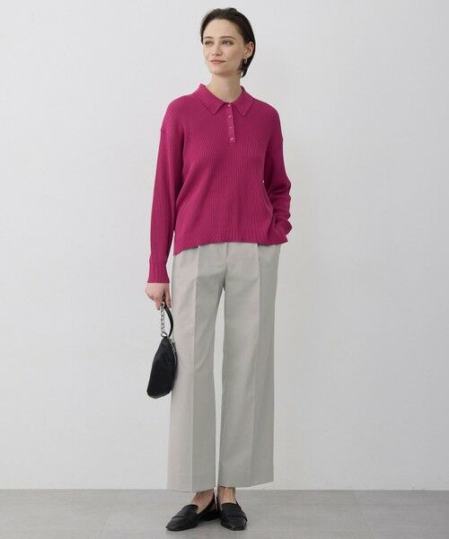 ICB / アイシービー ニット・セーター | マーセライズコットンポロ ニット | 詳細4