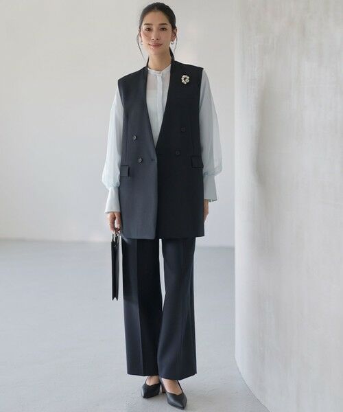 ICB / アイシービー その他パンツ | ハイツイストダブルクロス ワイドパンツ | 詳細11