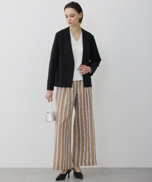 ICB / アイシービー その他パンツ | サッカードビーストライプ ワイドパンツ | 詳細6