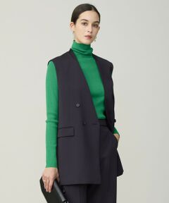 ICB / アイシービー ベスト | ハイツイストダブルクロス ノーカラージレ