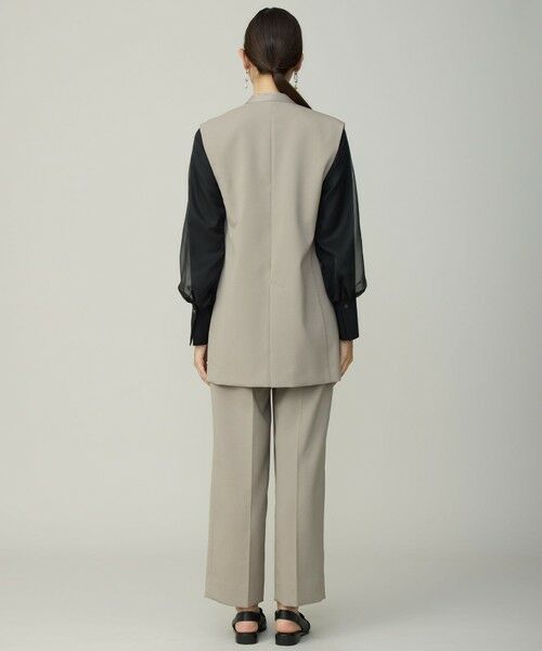 ICB / アイシービー ベスト | ハイツイストダブルクロス ノーカラージレ | 詳細3