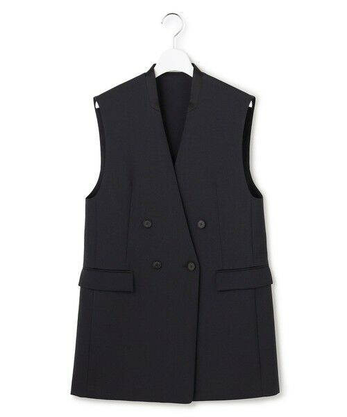 ICB / アイシービー ベスト | ハイツイストダブルクロス ノーカラージレ | 詳細9