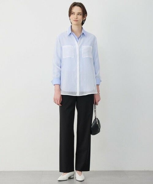 ICB / アイシービー シャツ・ブラウス | ドライシアーオーガンジー シャツ | 詳細5