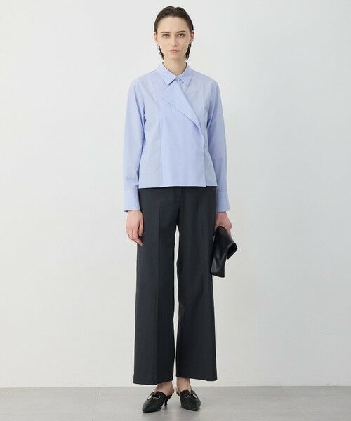 ICB / アイシービー シャツ・ブラウス | クリーンブロード ライダース風 クロップドシャツ | 詳細2