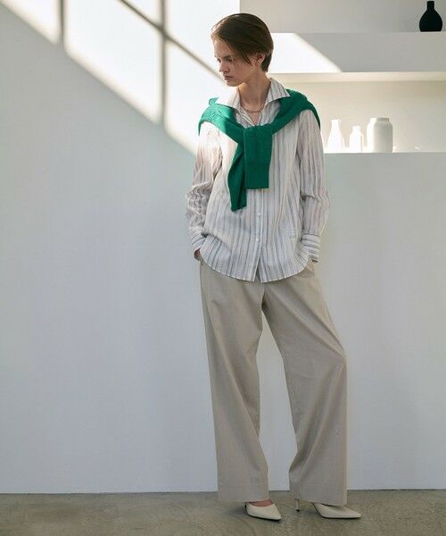 ICB / アイシービー ニット・セーター | グロッシーペーパーブレンド クルーネックプルオーバー | 詳細15