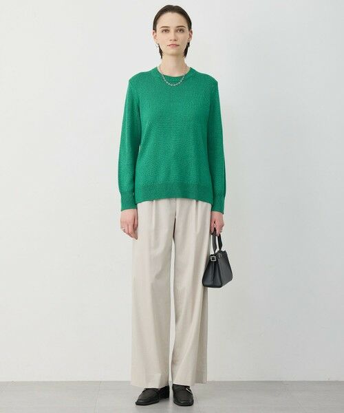 ICB / アイシービー ニット・セーター | グロッシーペーパーブレンド クルーネックプルオーバー | 詳細16