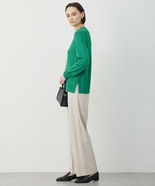 ICB / アイシービー ニット・セーター | グロッシーペーパーブレンド クルーネックプルオーバー | 詳細17