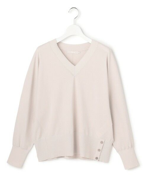 ICB / アイシービー ニット・セーター | クリアレーヨンストレッチ Vネックニット | 詳細4