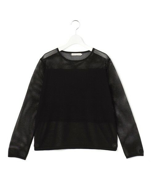 ICB / アイシービー ニット・セーター | パネルパターンメッシュ ニットプルオーバー | 詳細15
