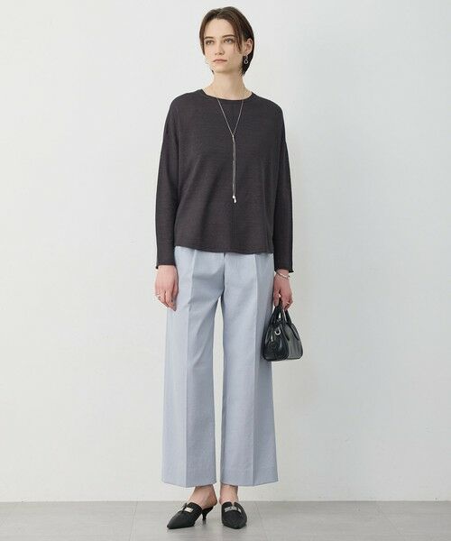 ICB / アイシービー ニット・セーター | リネンレーヨンハイゲージ プルオーバーニット | 詳細3